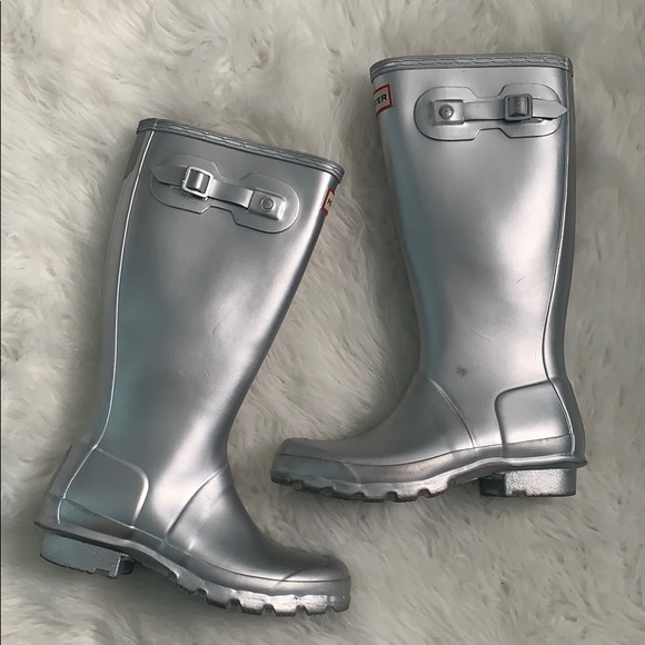 Hunter Other - Original Metallic Hunter Rain Boot  4B / 5G